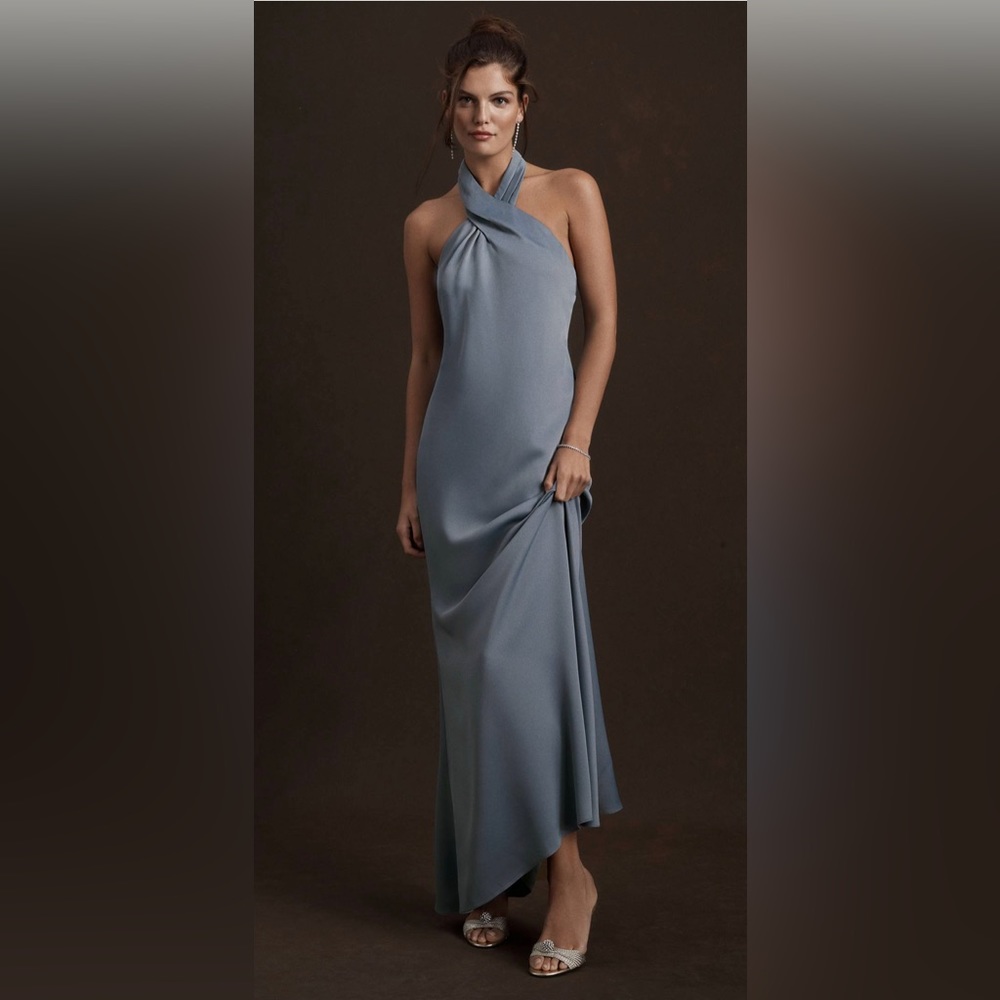 BHLDN Ruby Dress in Dusty Blue Size 6